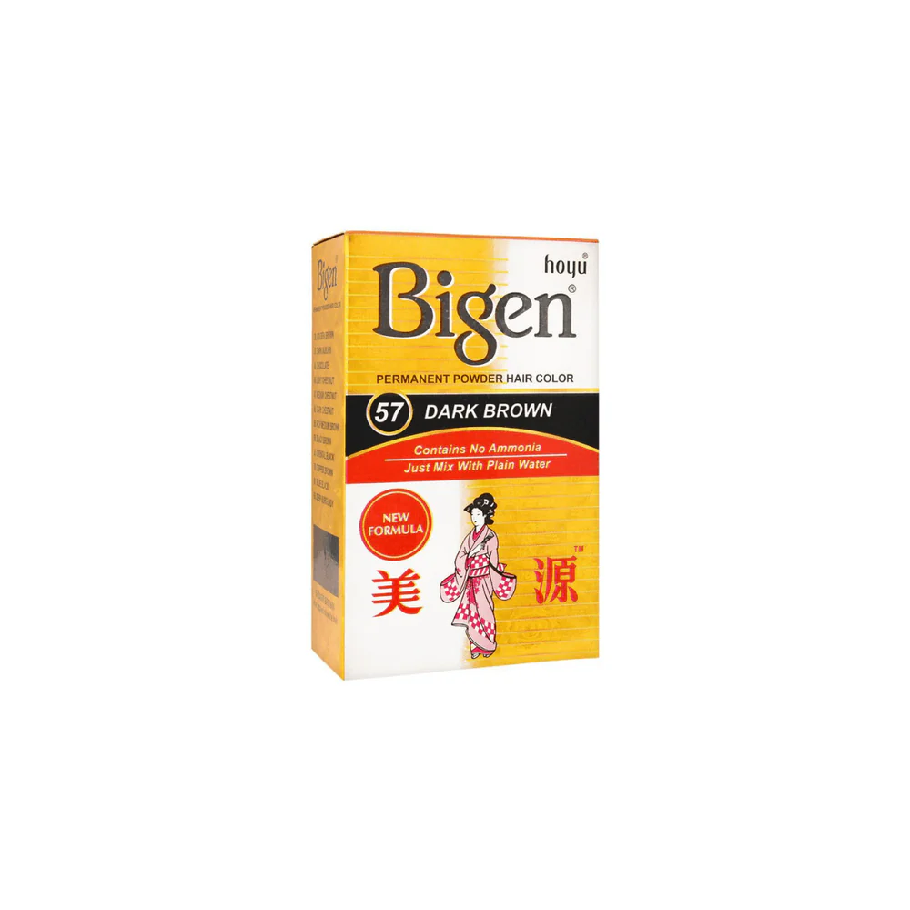 Bigen Permanent Powder Hair Colour 57 (Dark Brown)