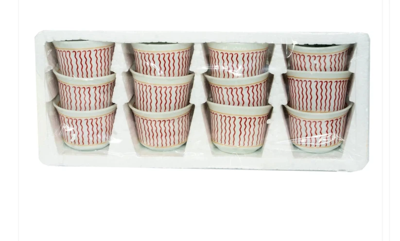 Fenjal Kaffeetassen-Set (12er Set) Rot